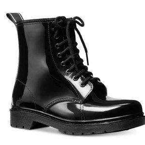 Women’s Michael Kors Tavie Lug Sole Lace-Up Rain Boots - Ankle Boot - SIZE 8